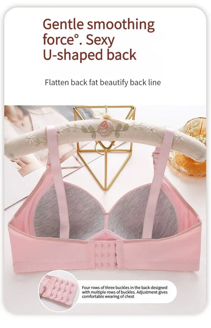 Wireless Push Up Bra Breathable Plus Size Bralette