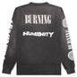Burning L/S Tee - Black