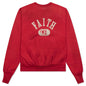 Faith Crew Sweater - Red