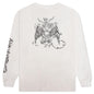Satan L/S Tee - White