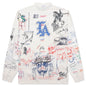 Saint Michael x Born X Raised LA L/S Tee - White