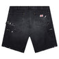 Double Knee Shorts - Black