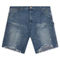 Double Knee Shorts - Blue