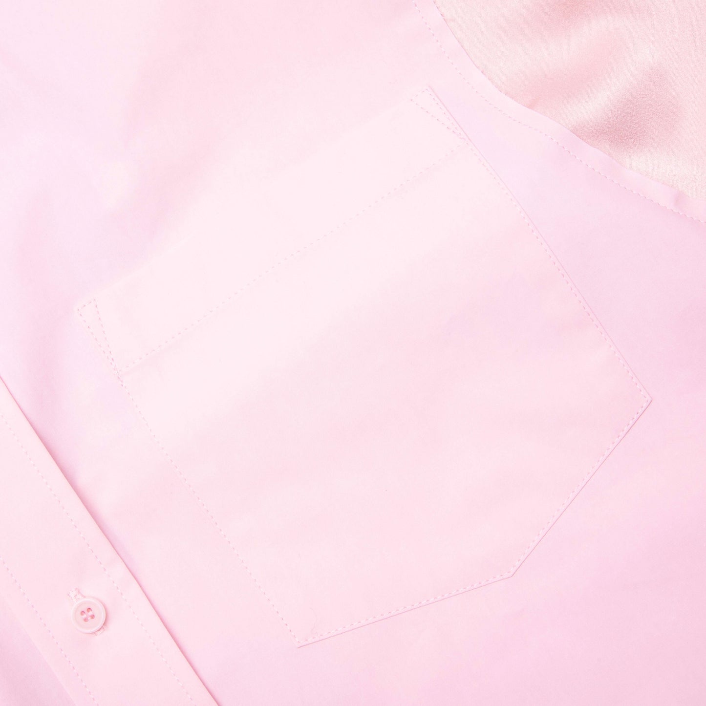 Satin Insert Shirt - Rose Pink