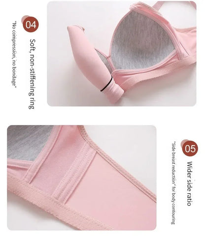 Wireless Push Up Bra Breathable Plus Size Bralette