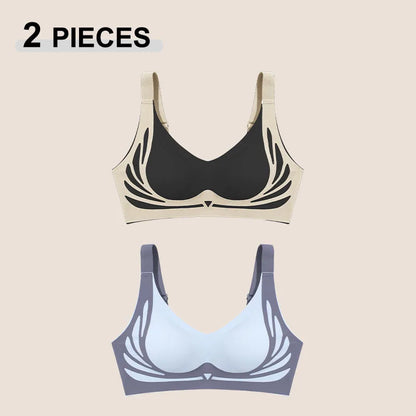 Angel Wings Seamless Push Up Bra No Wire Lingerie
