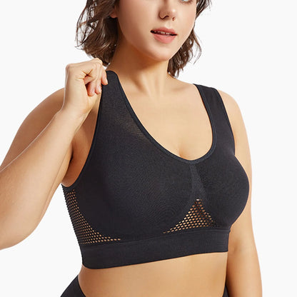 Beautiful Back Sports Bra Shockproof Yoga Support