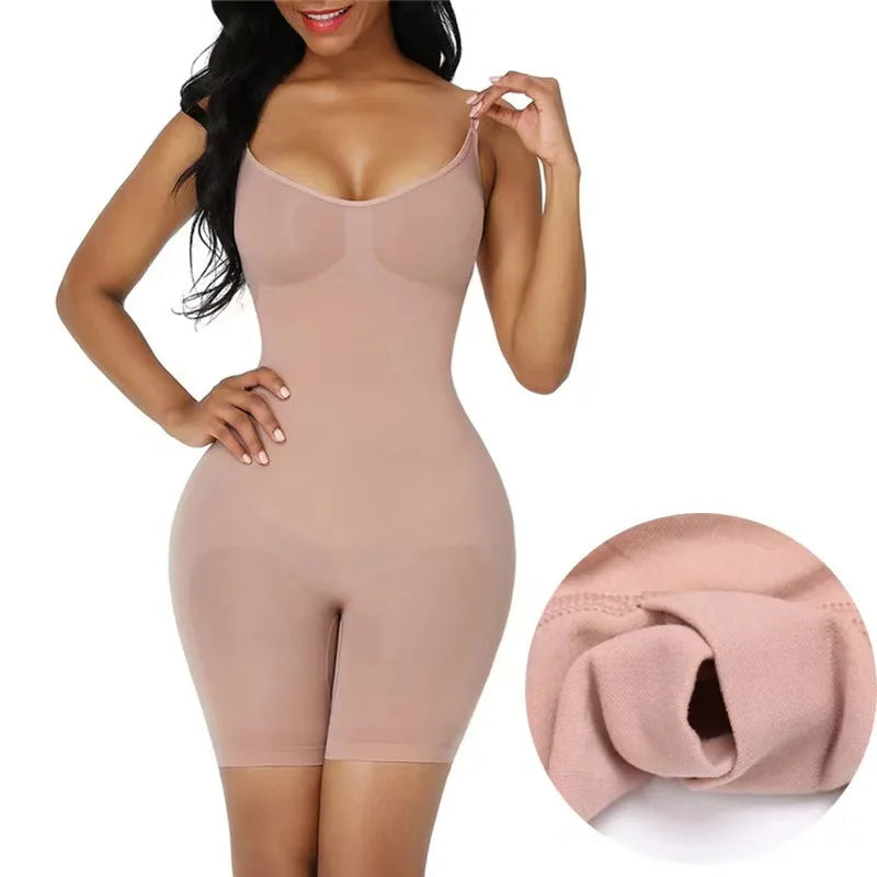 Seamless Shapewear Bodysuit for Women – Tummy Control