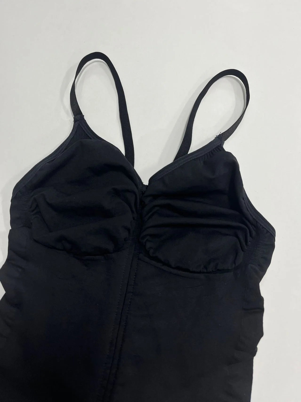 Seamless Bodysuit Shapewear Women Zip Front Tummy Control