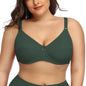 Plus Size Underwire Bra No Pad Unlined Support Bra
