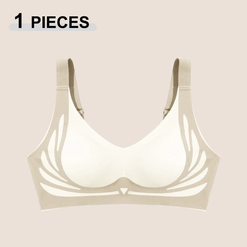 Angel Wings Seamless Push Up Bra No Wire Lingerie