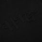 Script Embroidered Hoodie - Black