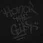 Script Embroidered Hoodie - Black