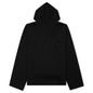 Script Embroidered Hoodie - Black