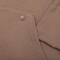Script Embroidered Hoodie - Light Brown