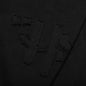 Script Embroidered Sweats - Black