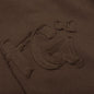 Script Embroidered Sweats - Brown
