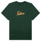 Script Tee - Dark Green