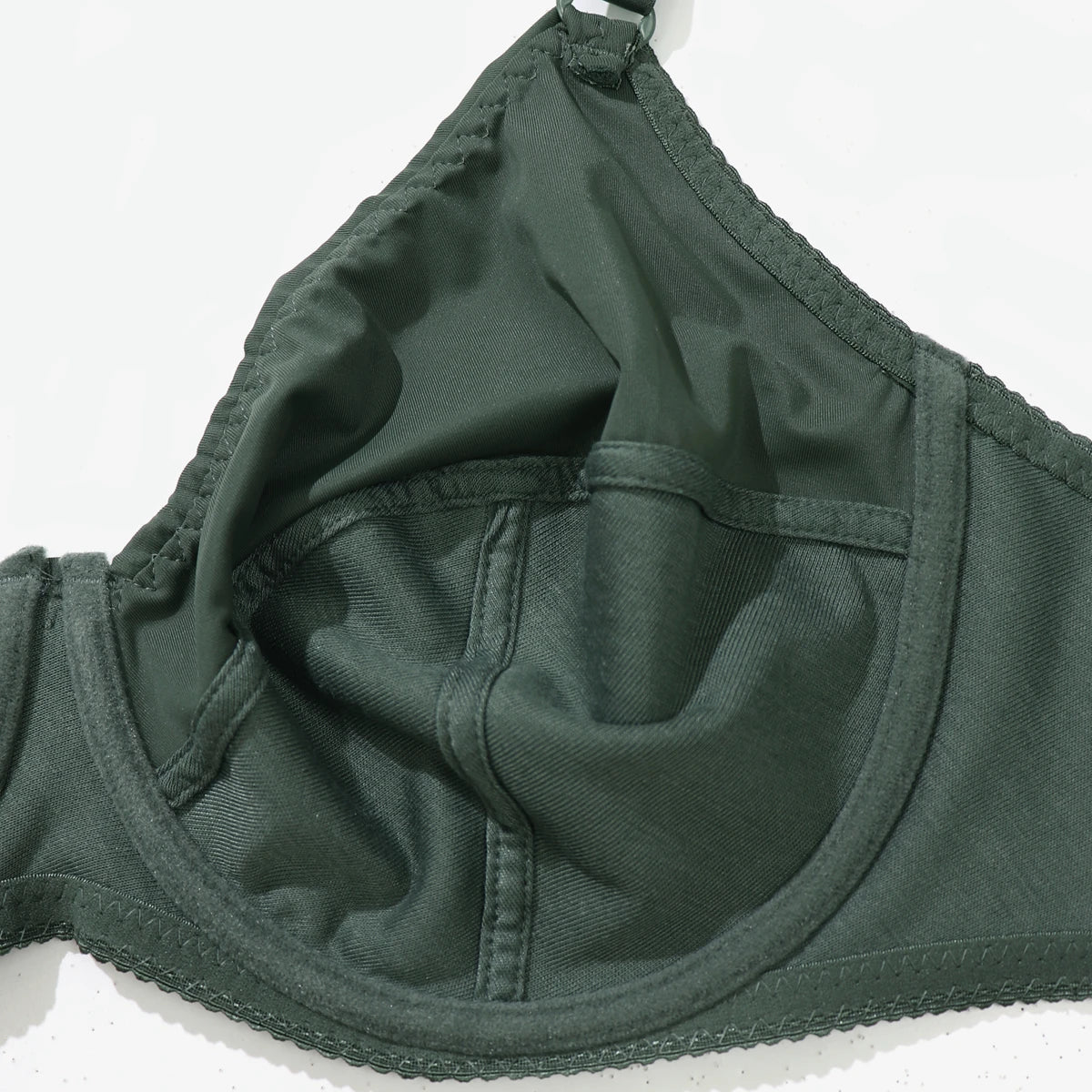 Plus Size Underwire Bra No Pad Unlined Support Bra