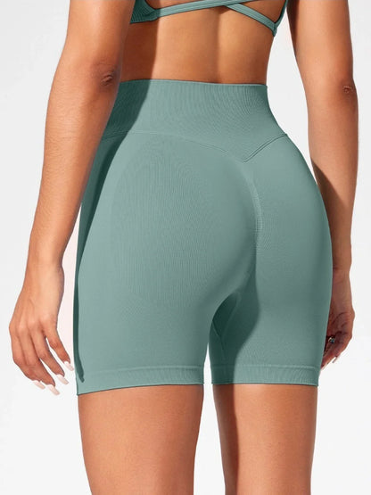 High Waisted Yoga Shorts Women Fitness Running Shorts