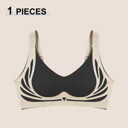 Angel Wings Seamless Push Up Bra No Wire Lingerie