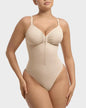 Seamless Bodysuit Shapewear Women Zip Front Tummy Control