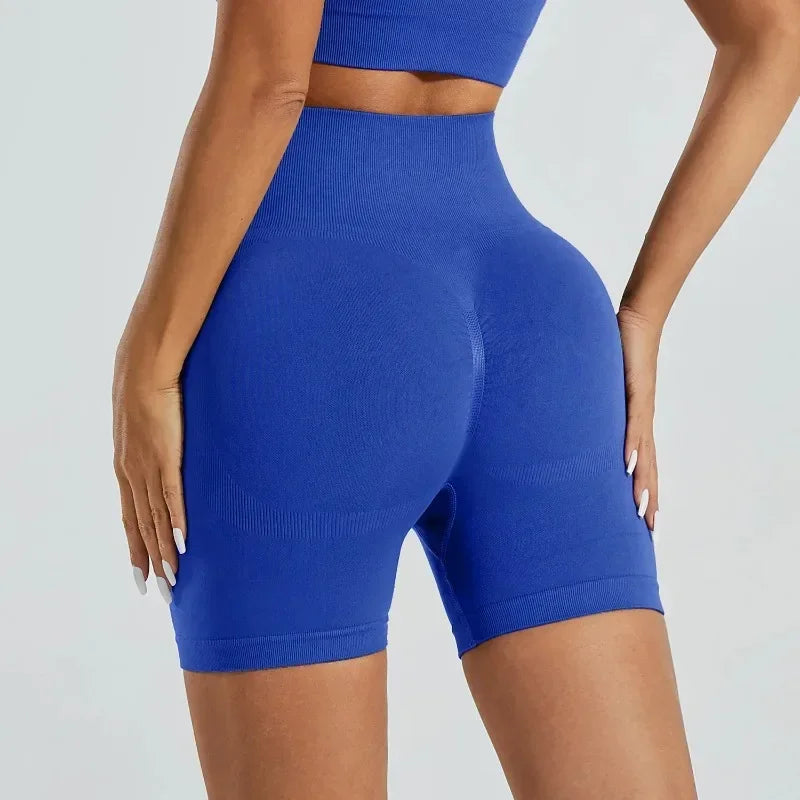 High Waisted Yoga Shorts Women Fitness Running Shorts