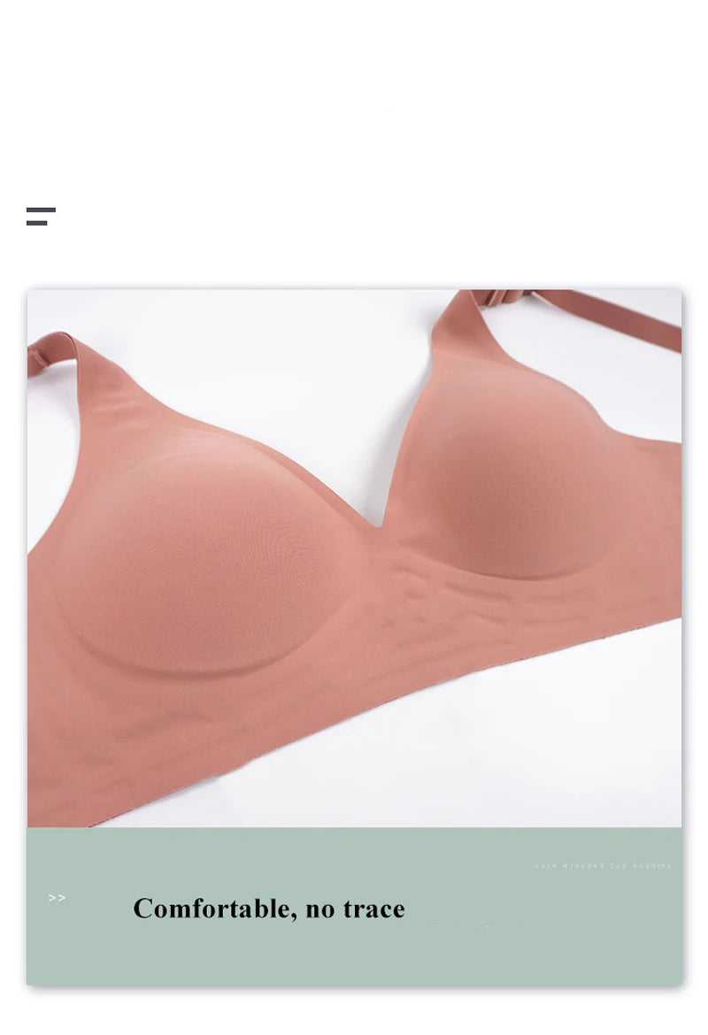 Seamless Wireless Bra – Push Up & Comfortable Fit
