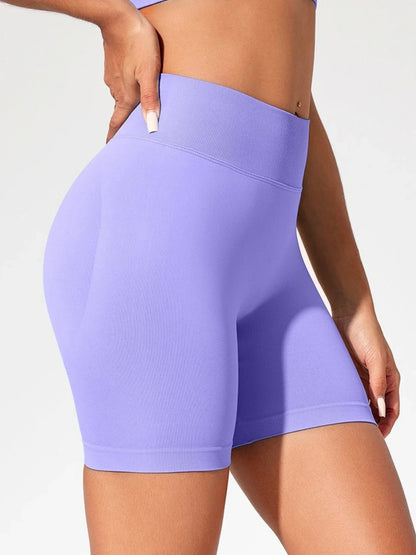 High Waisted Yoga Shorts Women Fitness Running Shorts