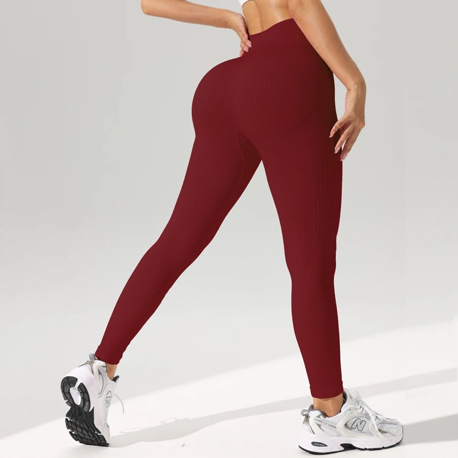 Women's Seamless Yoga Pants Tummy Control Gym Leggings