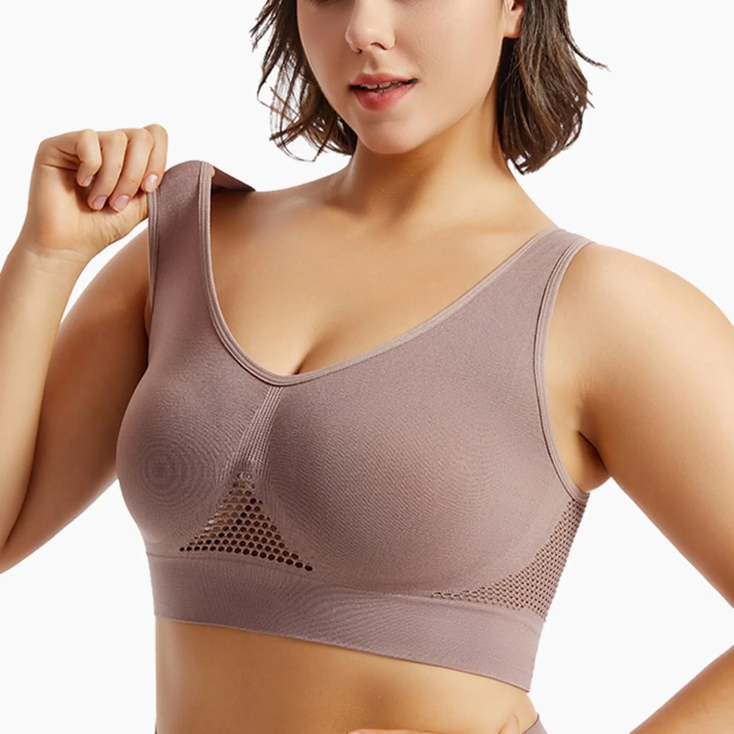 Beautiful Back Sports Bra Shockproof Yoga Support