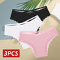 Lace Brazilian Panties Women Low Rise Cotton Underwear