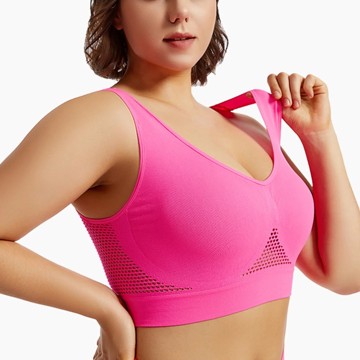 Beautiful Back Sports Bra Shockproof Yoga Support
