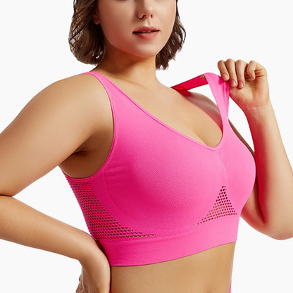 Beautiful Back Sports Bra Shockproof Yoga Support