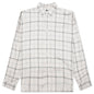 Shadow Plaid Rayon Shirt - Natural