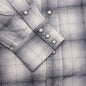 Shadow Plaid Western Shirt - Dusk