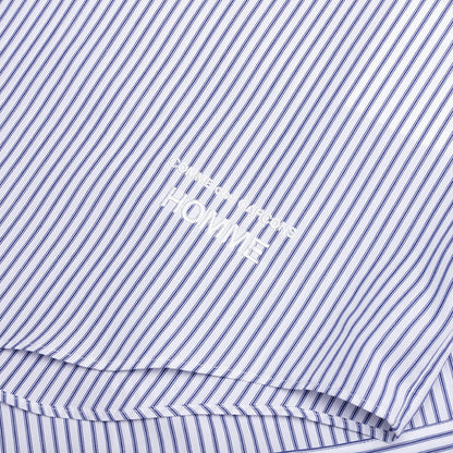 Short Sleeve Logo Shirt - Blue/White