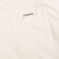 Cream Denim Short Sleeve Shirt with Trunakaroo Plaque - Bone