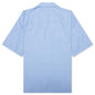 Boxy Fit Logo Bowling Shirt - Iris Blue