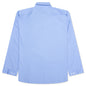 Light Blue Organic Poplin Shirt With Peeping Logo - Iris/Blue