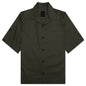 Boxy Fit Hawaiian Shirt - Khaki