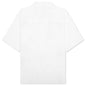 Poplin Bowling Shirt with Dante Patch - Lily White