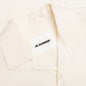 Glass Finish Cotton Poplin Shirt - Eggshell