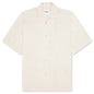 Glass Finish Cotton Poplin Shirt - Eggshell