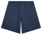 Shiny Monogram 72 Denim Bermuda Shorts - Grey/Blue