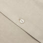 Short Sleeve Cotton Overshirt - Beige