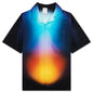 Short Sleeve Cuban Collar Shirt - Gradient