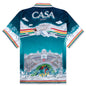 Short Sleeve Cuban Collar Shirt - La Deesse Du Stade