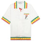 Short Sleeve Cuban Collar Shirt - White