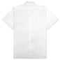 Short Sleeve Military Shirt - White